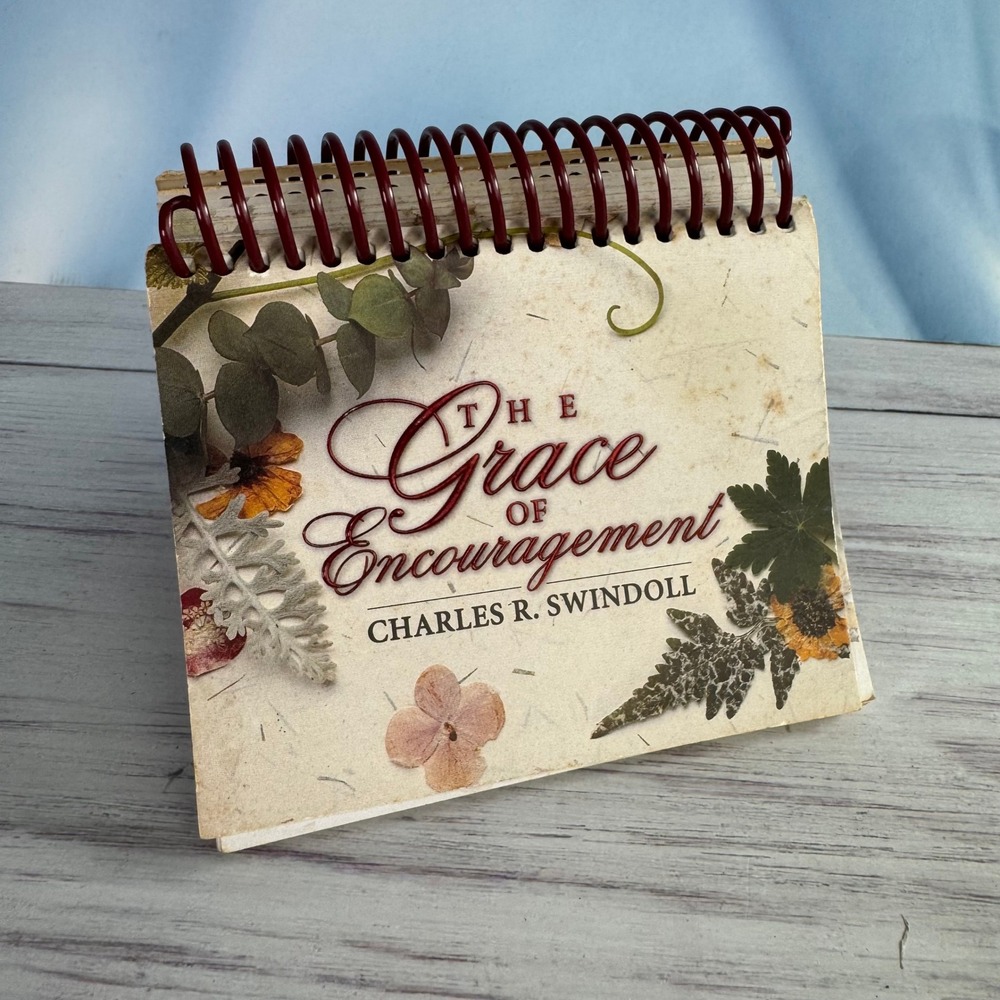 Garborgs The Grace of Encouragement Calendar Charles Swindoll Floral Small Gift